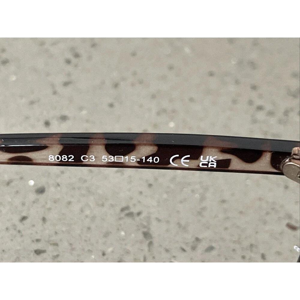 EYEGLASSES 8082 c3 53-15 140 Frames Only Tortoise Full rim